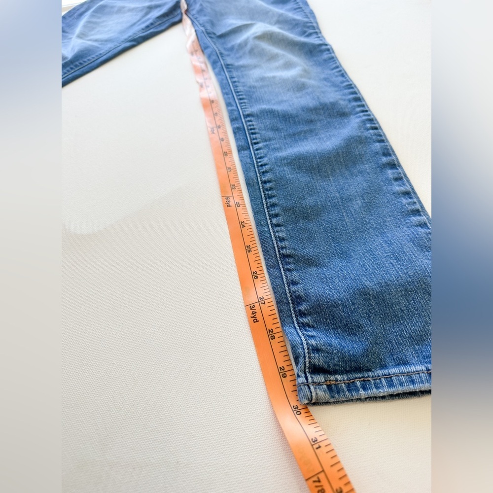 Levi 711 Skinny Denim Jeans - Mid Wash Blue / Size 30 - Picture 9 of 10